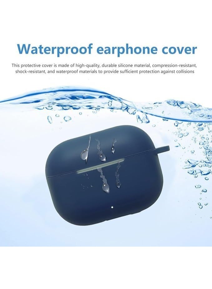 جراب حماية لسماعات هواوي فري بودز SE 4 ANC، جراب سيليكون واقٍ مزود بحلقة تعليق، فائق النحافة، مقاوم للصدمات، يوفر حماية كاملة، محمول لسماعات هواوي فري بودز SE4 ANC (أزرق) - Image 4